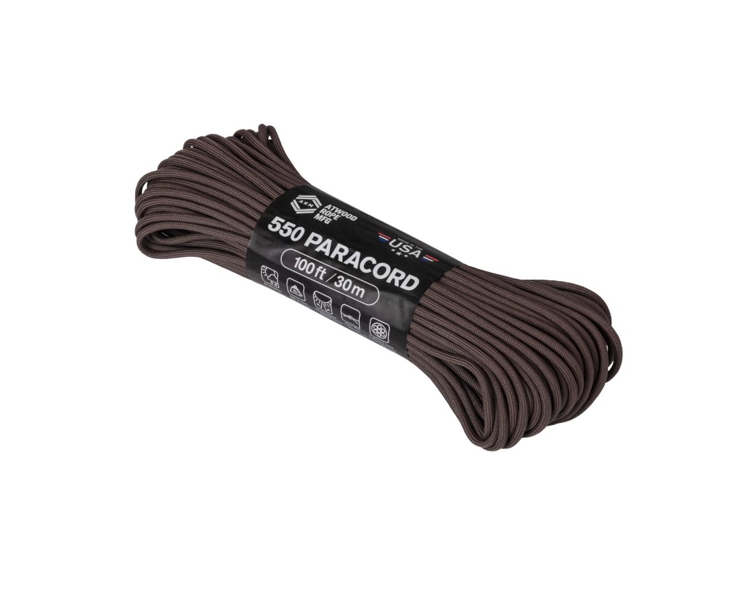 PARACORD MODEL 550 - 30 M/100 FT - BROWN